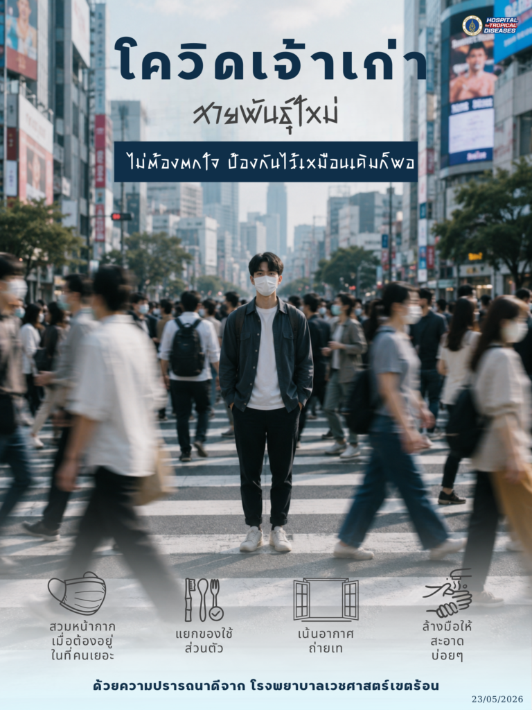 โควิดเจ้าเก่า สายพนธุ์ใหม่
